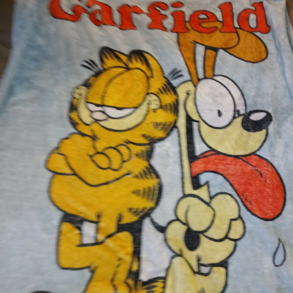 Garfield Kids Blanket - Light Blue